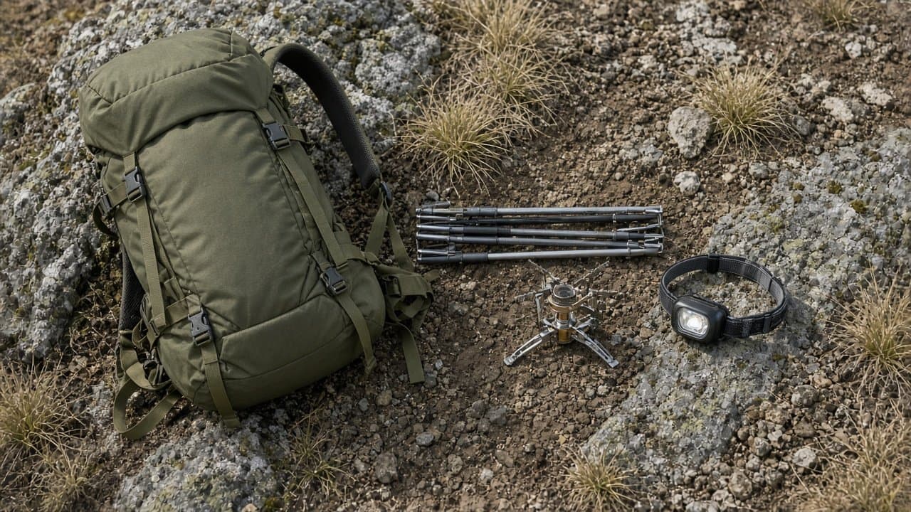 Kit collado tres estaciones — Plano héroe en tablero de campo